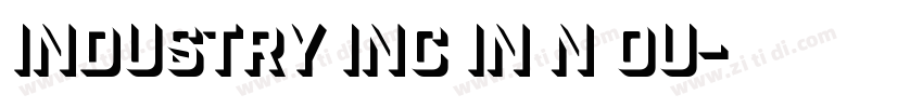 Industry Inc In N Ou字体转换